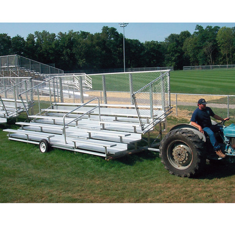 5 Row 58 Seat Transp Deluxe Bleacher