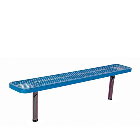 6' Park Bench w/o Back-In-Ground Diamond