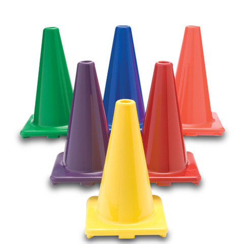 Color My Class&reg; 12" Game Cones Set of 6