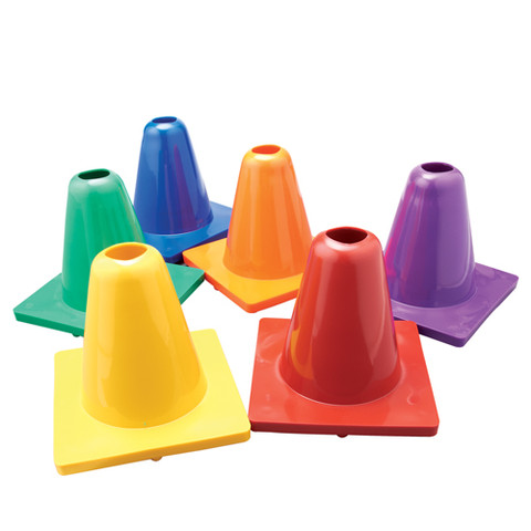 Game Cones - 6" - Red