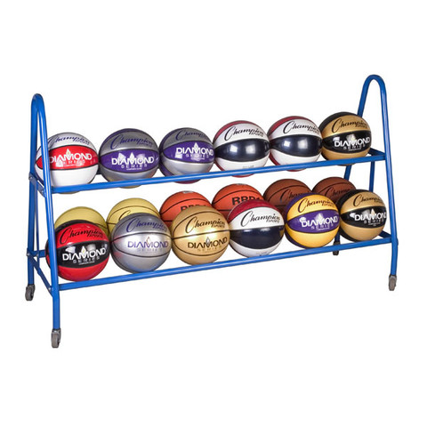 Portable Ball Cart for 18 Basketballs