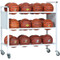 Double Wide Ball Cart for up to 24 Basketballs