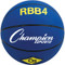 Champion Sports Intermediate Size Pro Rubber Basketball - Blue