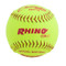 12" Softball Optic Yellow Synthetic Leather Cover - 47 Poly Core