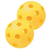 Yellow Pack of 12 Plastic Baseballs - 9"