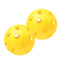 Yellow Plastic Softball Set of 6 - 12"