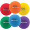 Assorted Color Rhino Foam No-Bounce Ball Set of 6