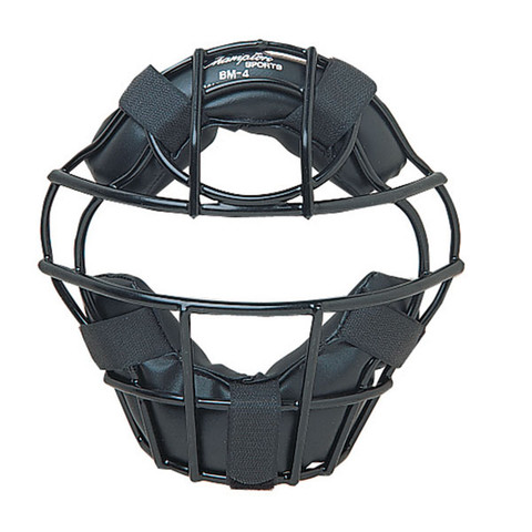 Heavy-Duty Youth Baseball Catcher's Mask - Black