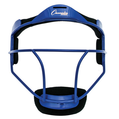 Blue Adult Softball Fielder's Face Mask