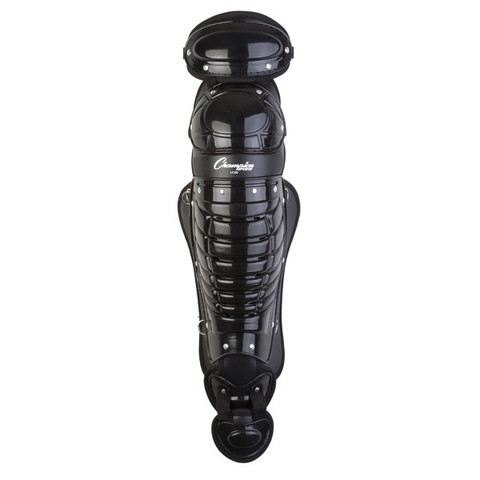 Pro Adult Double Knee Baseball Leg and Shin Guard - Black