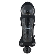 Black Ultra-Light Rhino-Tek Umpire Leg Guard - 18 Inch