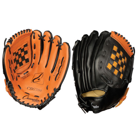 Baseball and Softball Leather and Vinyl Fielder's Glove - 12"