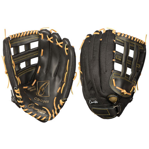 Baseball and Softball Leather and Nylon Glove - 14"