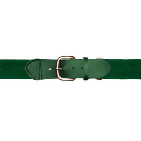Dark Green Adjustable Youth Baseball Uniform Belt - Size 18" - 32"