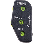 Plastic 3-Wheel Baseball Umpire Indicator - Strikes, Balls, Outs