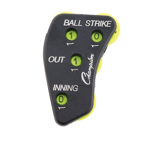 Plastic 4-Wheel Plastic Baseball Umpire Indicator - Strkes, Balls, Outs, Innings