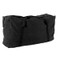 Black Oversized Canvas Zippered Duffle Bag 42-Inch 22 oz.