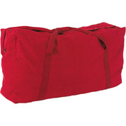 Red Oversized Canvas Zippered Duffle Bag 42-Inch 22 oz.