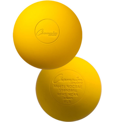 Yellow Official Lacrosse Ball - NCAA Approved