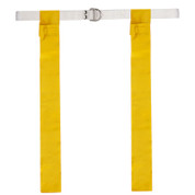 Yellow Velcro Flag Football Belt Set of 12