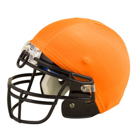 Orange Nylon Stretch Football Helmet Cover
