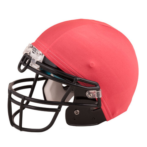 Red Nylon Stretch Football Helmet Cover