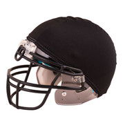 Black Nylon Stretch Football Helmet Cover
