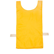 Gold Heavyweight Nylon Youth Pinnie Vest Set of 12