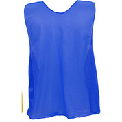 Adult Nylon Micro Mesh Practice Vest - Royal Blue