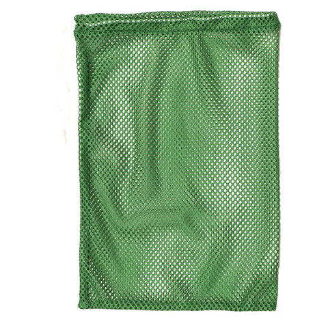 Green Drawstring Quick Dry Mesh Equipment Bag -12" x 18"