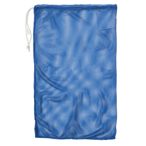 Royal Blue Drawstring Quick Dry Mesh Equipment Bag - 24" x 36"