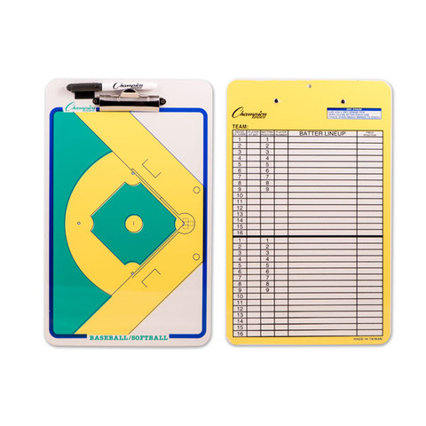 Baseball/Softball Clipboard Dry Erase Coaches Board