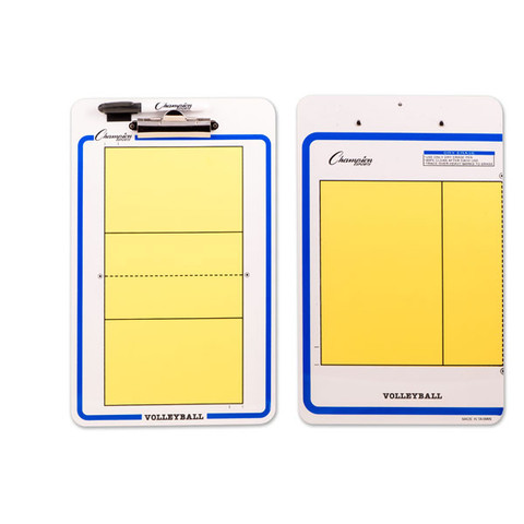 Volleyball Clipboard Dry Erase Coaches Board