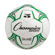 Green/White Champion Sports Challenger Series Size 4 Soccer Ball