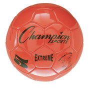 Orange Extreme Series Size 5 Soccer Ball with Soft Touch Composite Leather