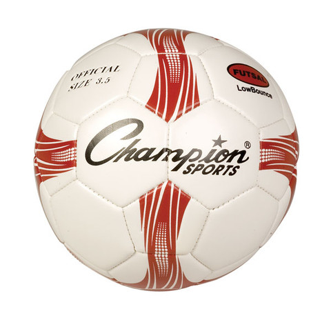 Red/White/Black Champion Sports Futsal Soccer Ball - Size 4