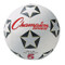 Champion Sports Rubber Cover Size 5 Soccer Ball - Black/White/Red