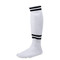 EVA Foam Sock Style Small White Soccer Shinguard with Ankle Protector