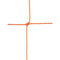 Orange Junior Size Soccer Goal Replacement Net, 2.5mm
