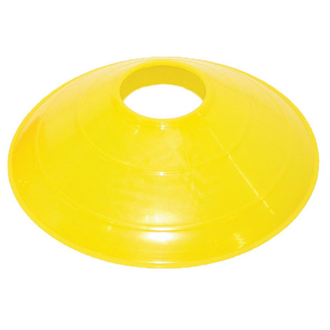 Champion Sports 12" Large Yellow Disc Sports Cone