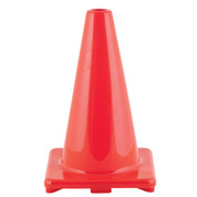 Champion Sports Hi Visibility Flexible 9" Vinyl Cone - Orange