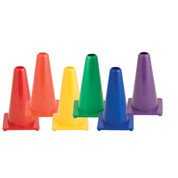 Champion Sports Hi Visibility Flexible Multicolor Vinyl Cone Set