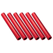 Red Aluminum Relay Baton, Official Size and Weight