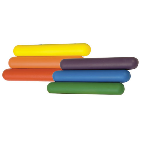 Lightweight Rainbow Colors Foam Relay Baton Set