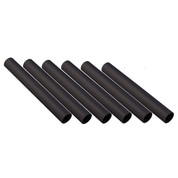 Black Plastic Track Relay Batons Set of 6