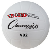 FIVB Approved VB Pro Comp Series Volleyball, White/Black
