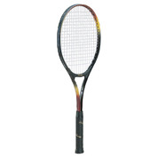 Midsize Head Leather Grip Tennis Racket, Nylon Strings