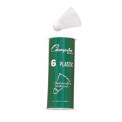 Champion Sports Plastic Indoor Shuttlecocks with Rubber Base