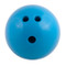 Plastic Rubberized Training Bowling Ball, Blue, 4lb