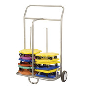 Steel PE Games Scooters Storage Cart